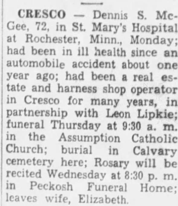 Obituary for Dennis S. Mcgee (Aged 72)